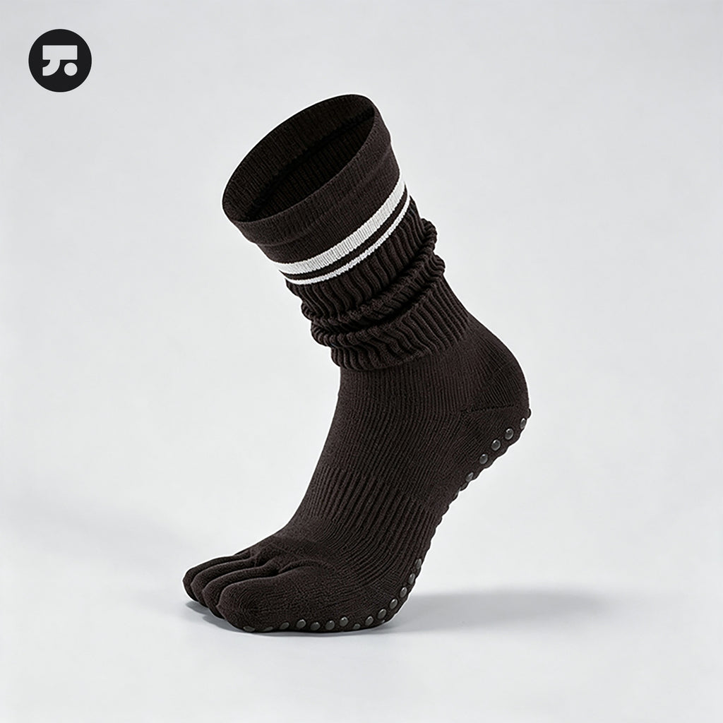 Full Toe Slouch Grip Socks