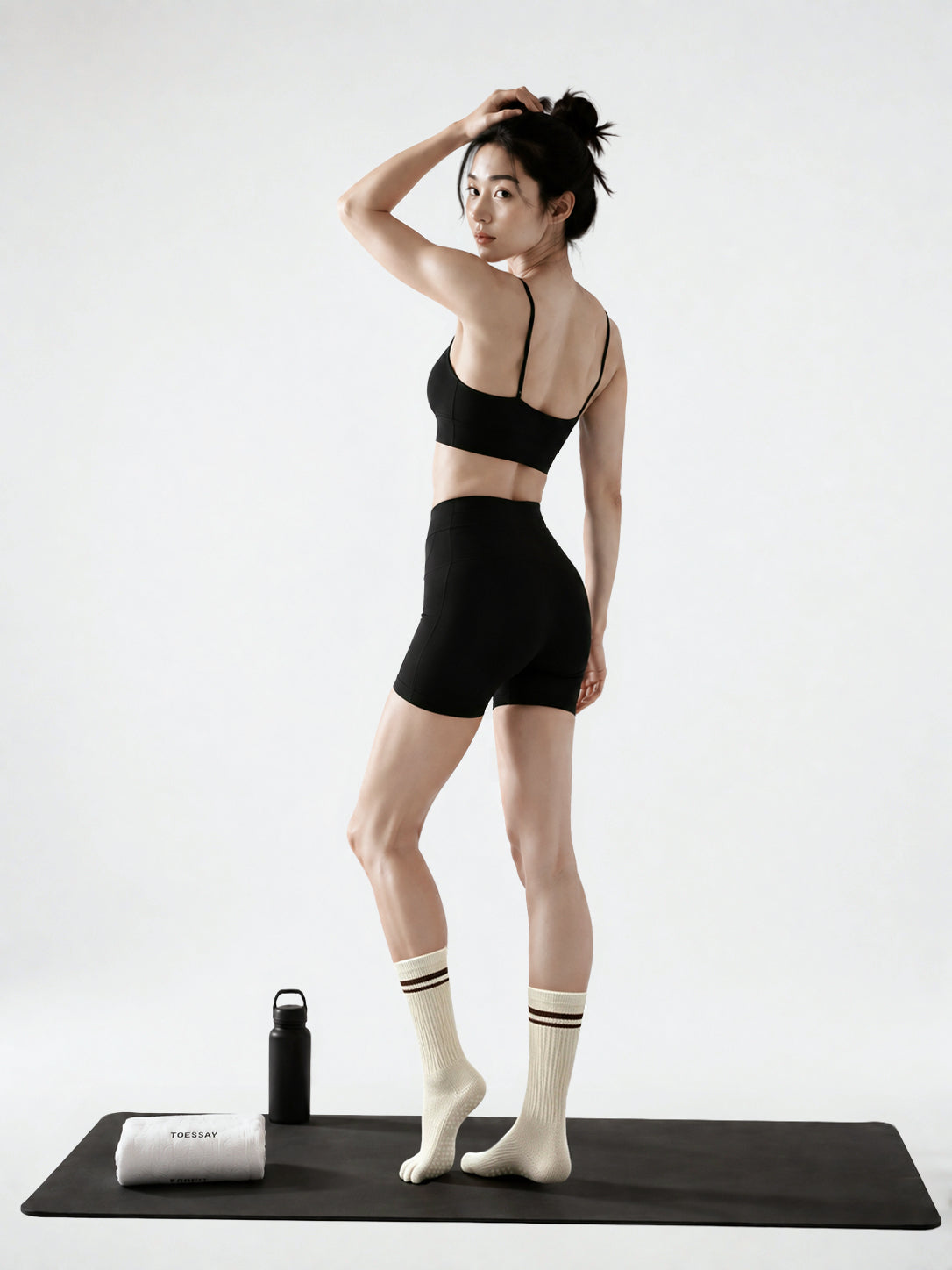 Full Toe Slouch Grip Socks