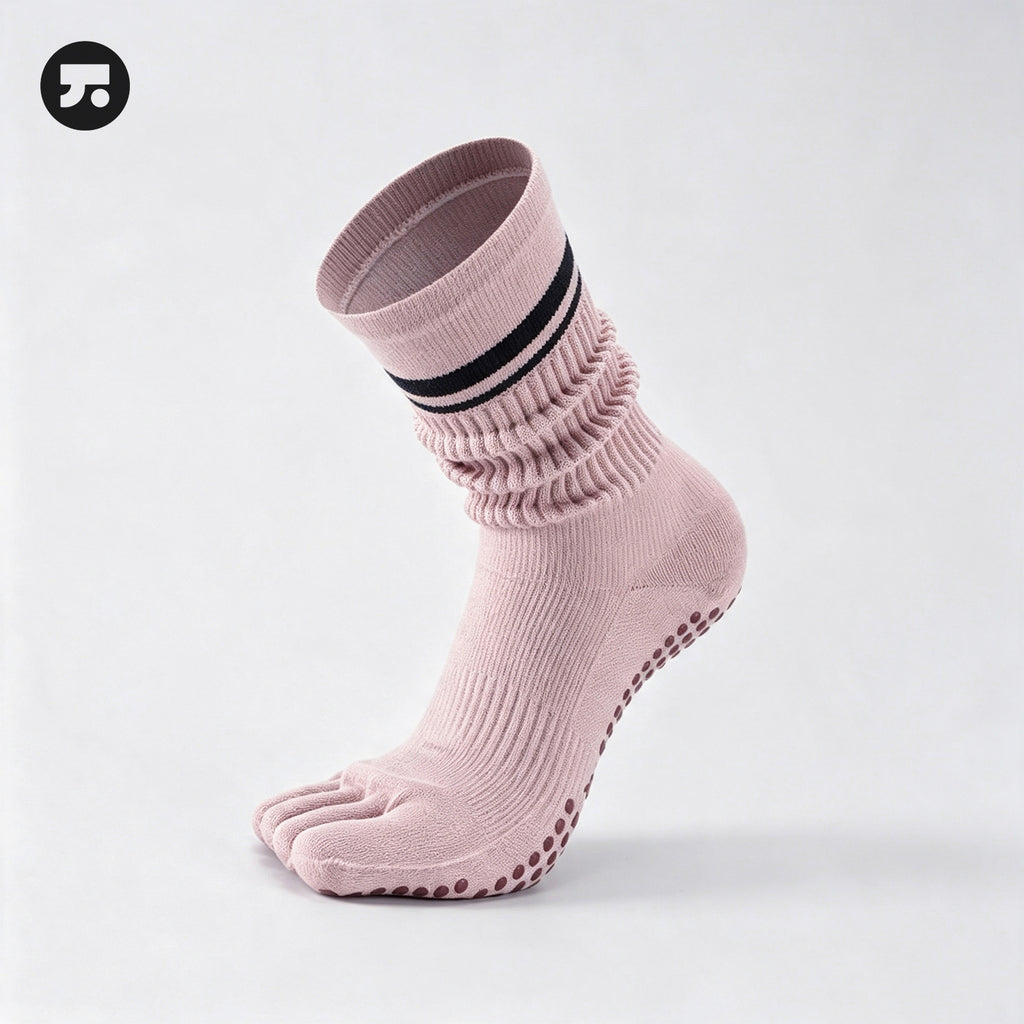 Full Toe Slouch Grip Socks