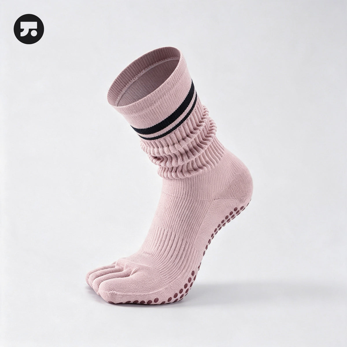 Full Toe Slouch Grip Socks